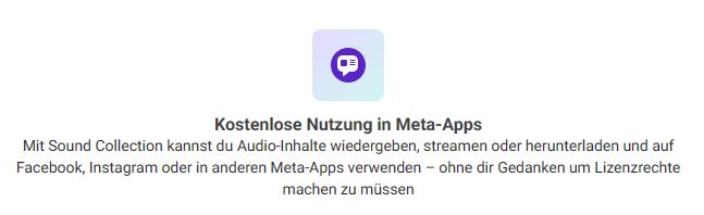 Hinweis auf Meta Sound Collection