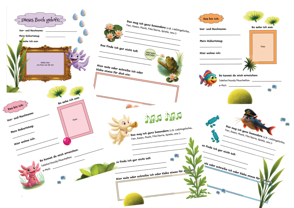 Beispielseiten Freundebuch