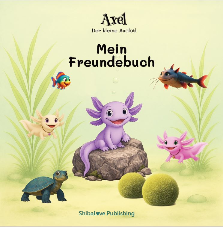 Axel - Der kleine Axolotl - Mein Freundebuch